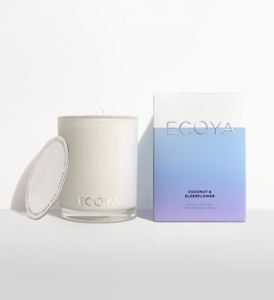 ECOYA Madison Large Candle –  Coconut & Elderflower