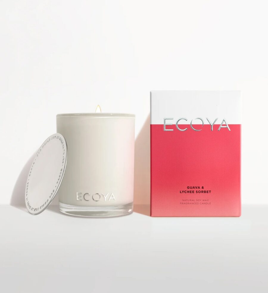 ECOYA Madison Large Candle –  Guava & Lychee Sorbet