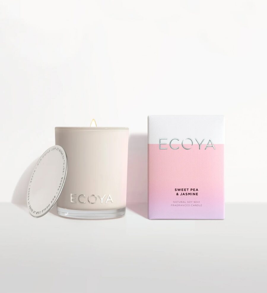 ECOYA Madison Mini Candle –  Sweet Pea & Jasmine