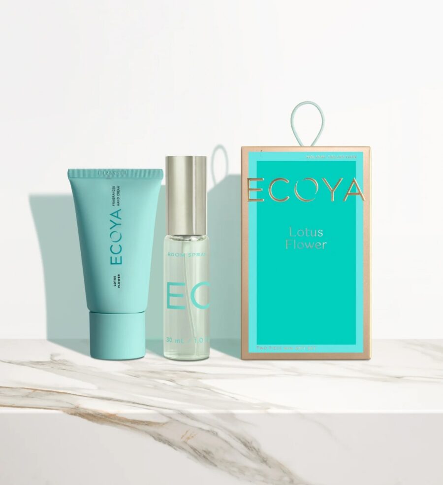 ECOYA Two Piece Mini Gift Set –  Lotus Flower