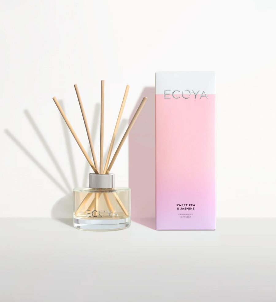 ECOYA Mini Reed Diffuser –  Sweet Pea & Jasmine